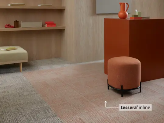 Tessera Inline 881 flamingo, 875 banoffee,