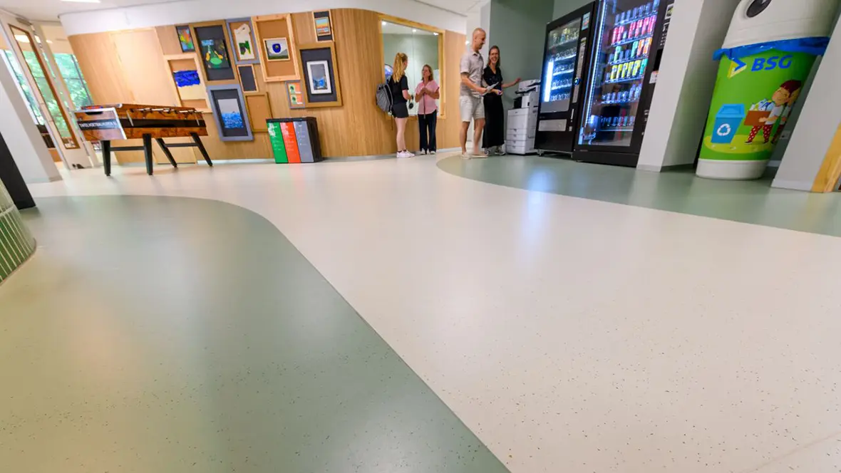 Berger Scholengemeenschap - met Sphera projectvinyl vloer in thyme en linen