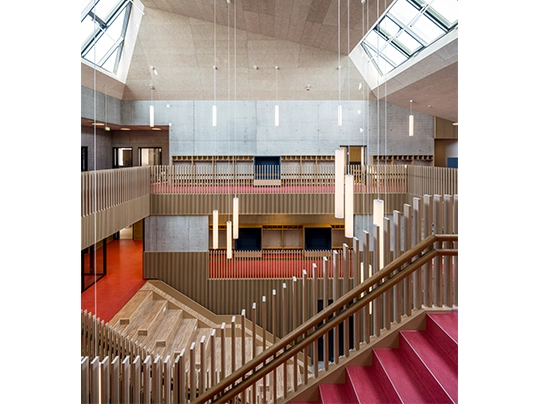 Nuuk School stairs Marmoleum rose 3263 DK