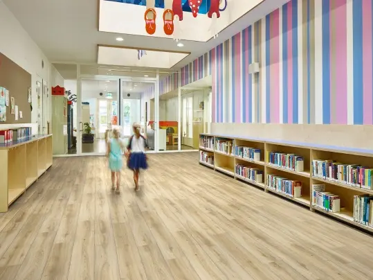 Eternal wood flooring in an education settting