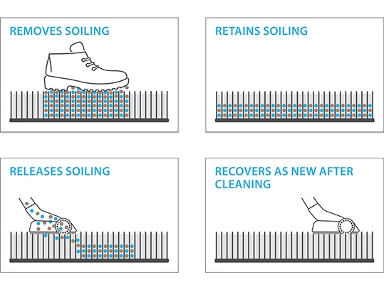 Revêtement de sol tapis de propreté Coral | Forbo Flooring Systems