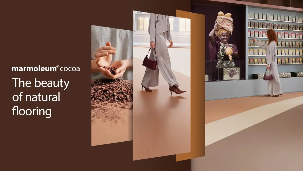 Marmoleum cocoa campaign