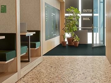 Allura Decibel & Coral entrance flooring