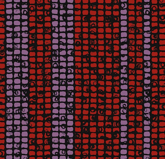 980412 Mosaic raspberry stripe