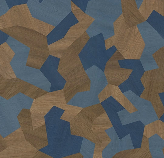 98507UP43C blue shaped wood
