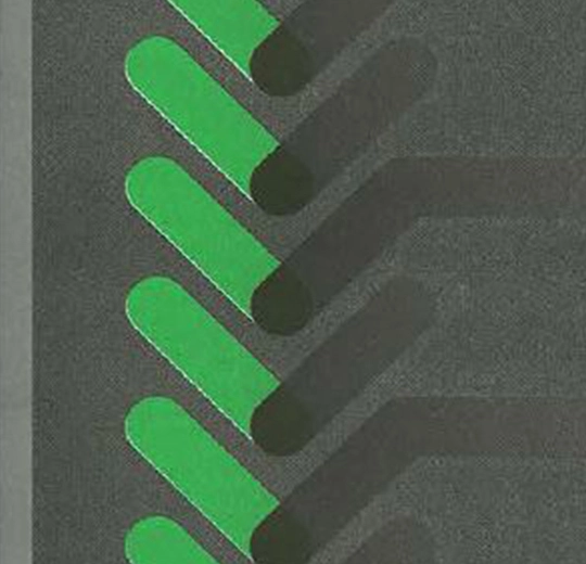 001381FR Compostion Green Lines