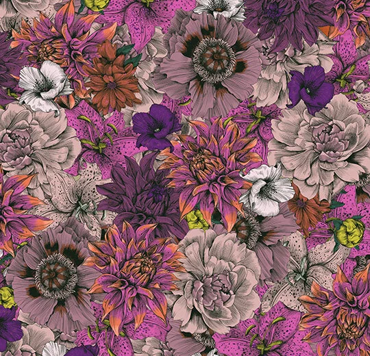 270005FR Flower rhapsody pink