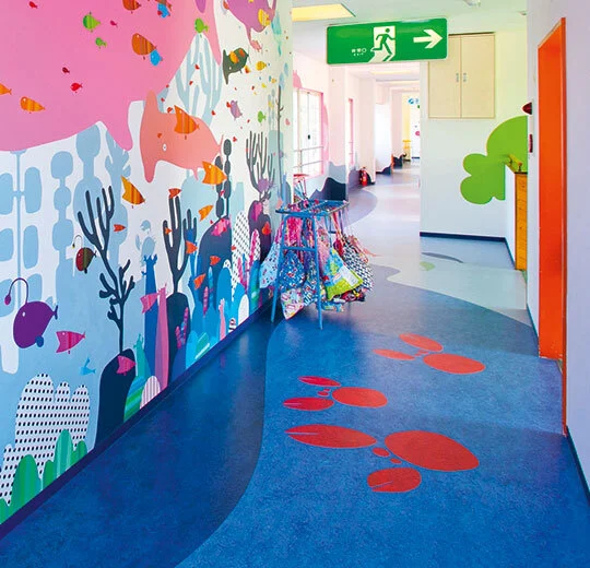 6R3030 Marmoleum Real FR² blue