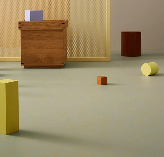 6R3733 Marmoleum Concrete FR² yellow shimmer