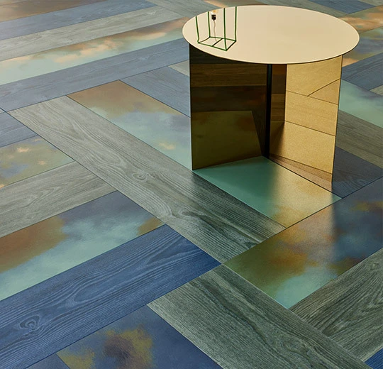9717AD8 deep blue ash (100x20 cm)