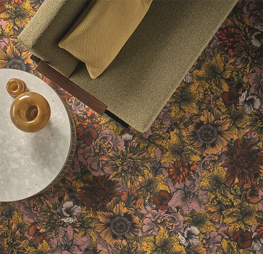 270006FR Flower rhapsody rust