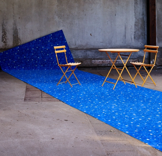 000944F Van Gogh Terrace at night