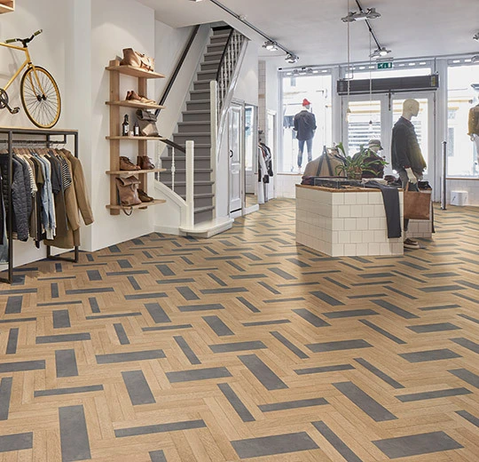 9201UP43C light hybrid wood concrete