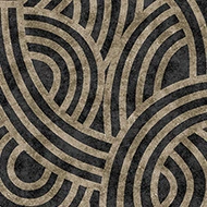 Flotex Hôtellerie & Loisirs Statement 262101 Mandala Black Jack