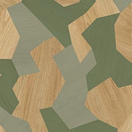 25002T4319 green shaped wood