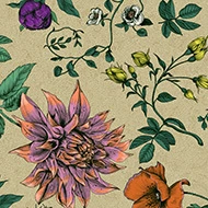 Flotex Vision FR Marine 270001FR Dahlia bouquet XL ecru